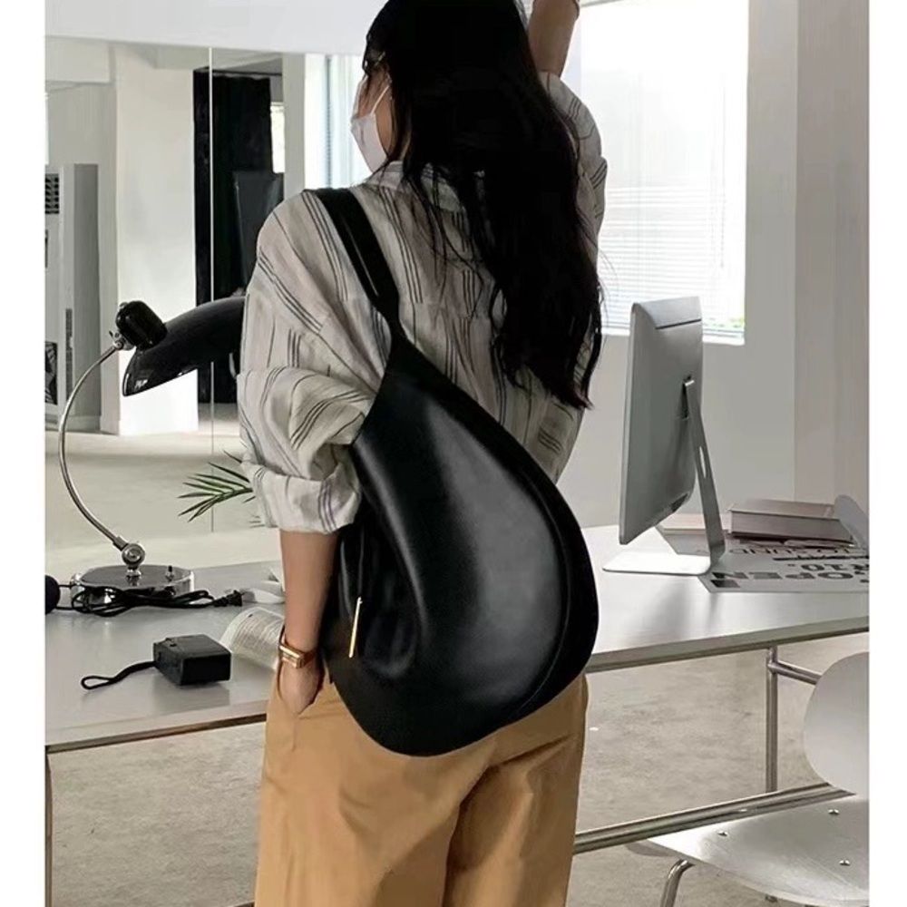 Black Leather Bag / Brand New